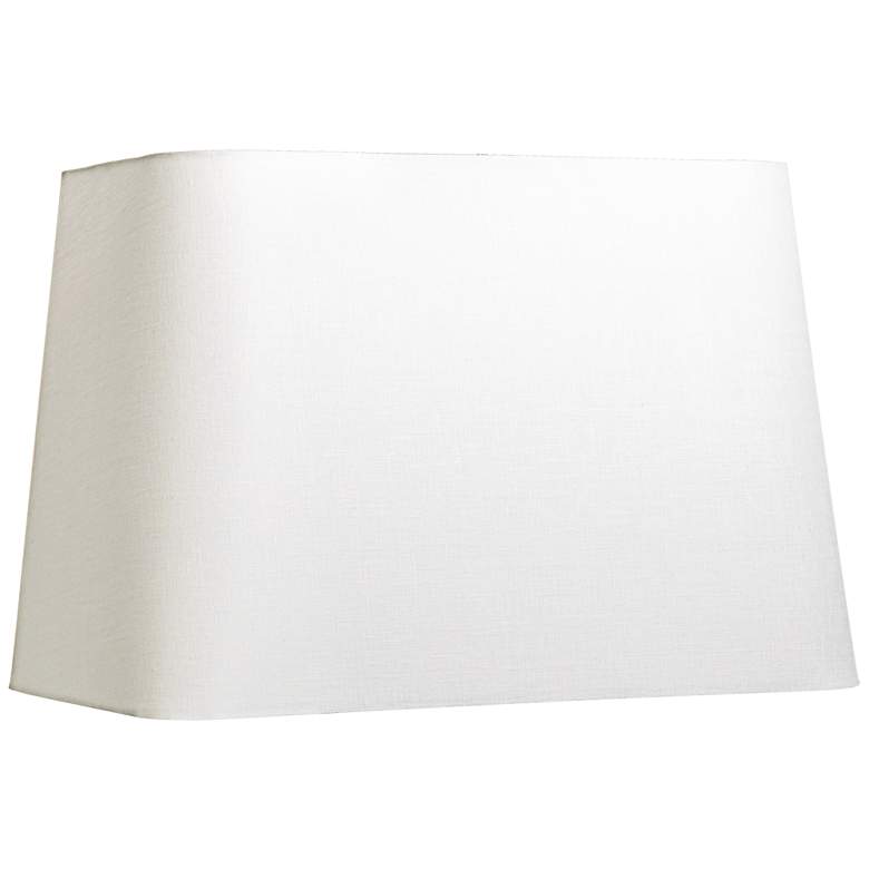 Image 2 Off-White Rectangular Shade 14x8/16x10/x11 (Spider) more views