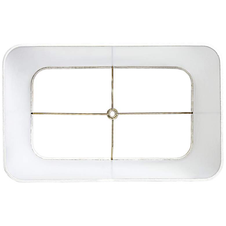 Image 4 Off-White Rectangular Shade 14x8/16x10/x11 (Spider) more views