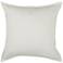 Off-White Self-Flange 20" Square Throw Pillow