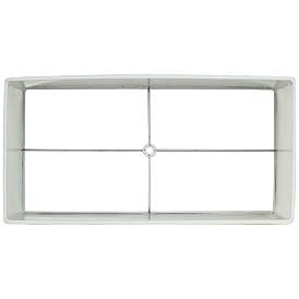 Image4 of Off-White Set of 2 Rectangular Shades 8/16x8/16x10 (Spider) more views
