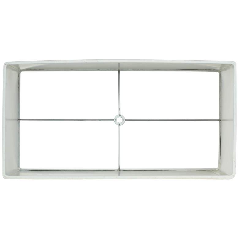Image 4 Off-White Set of 2 Rectangular Shades 8/16x8/16x10 (Spider) more views