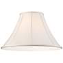 Off-White Set of 2 Shantung Lamp Shades 7x18x10.5 (Spider)
