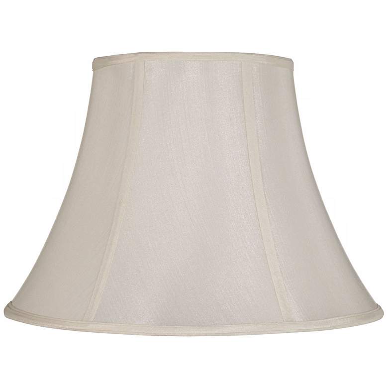Image 1 Off-White Softback Bell Lamp Shade 7.5x14x10.5 (Spider)
