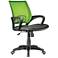 Officer Lime Green and Black Adjustable Office Chair