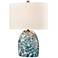 Offshore 22" High 1-Light Table Lamp - Blue - Includes LED Bulb