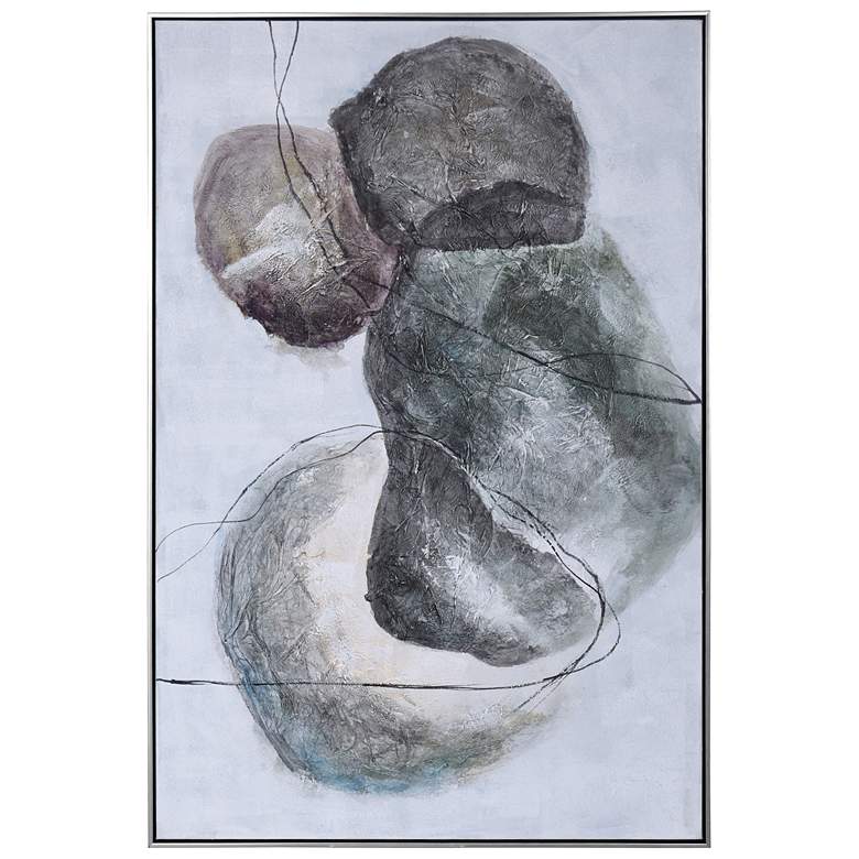 Image 1 Oil Painting - Silver/Black Frame