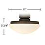 Thumbnail2 of Oil-Rubbed Bronze and Opal Glass Outdoor LED Light Kit more views