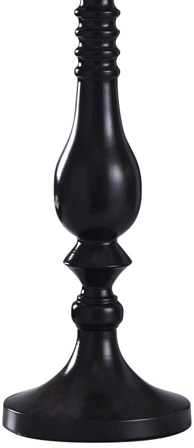 OilRubbed Bronze Candlestick Table Lamp with White Shade 70V38