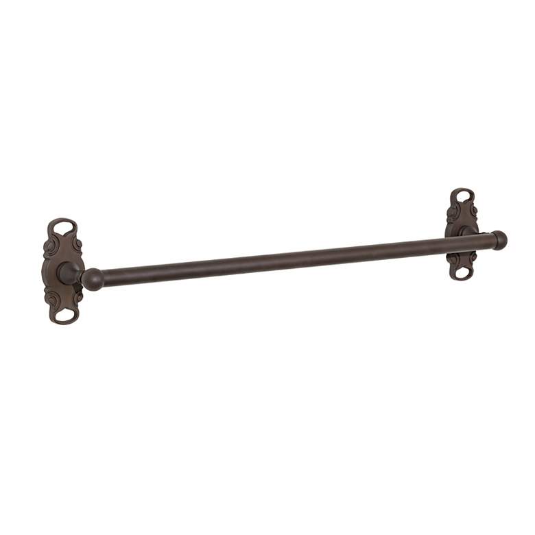 Image 1 Oil Rubbed Bronze Finish French Curve 18 inch Towel Bar