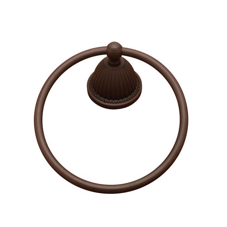 Image 1 Oil Rubbed Bronze Finish Towel Holder Ring