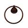 Oil Rubbed Bronze Finish Towel Holder Ring