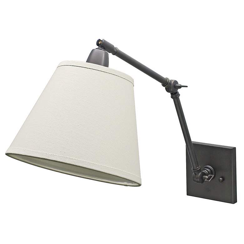 Image 1 Oil-Rubbed Bronze Hardwire Swing Arm Wall Lamp