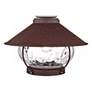 Thumbnail1 of Oil-Rubbed Bronze Lantern Wet-Rated LED Fan Light Kit