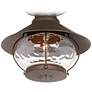 Oil-Rubbed Bronze Lantern Wet-Rated LED Fan Light Kit