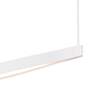 Ola 28" Wide White Linear LED Kitchen Island Light Pendant