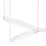 Thumbnail3 of Ola™ 55" Wide Satin White LED Kitchen Island Light Pendant more views
