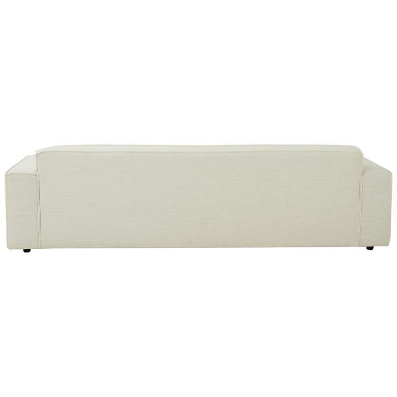Image 5 Olafur 96 1/2" Wide Cream Linen 2-Seater Sofa more views