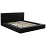 5_Olafur Black Linen King Bed more views