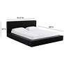 7_Olafur Black Linen King Bed more views