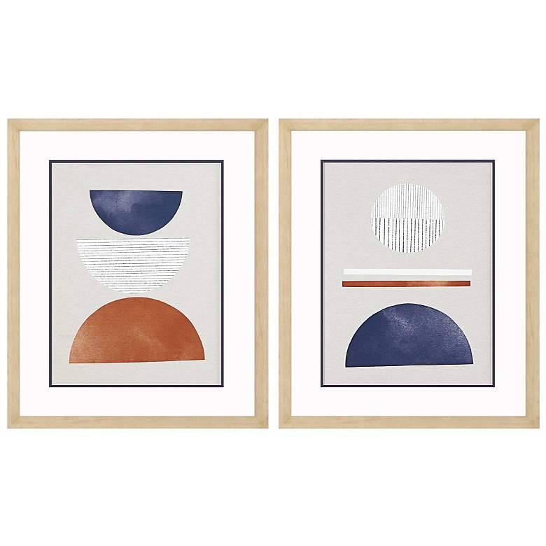 Image 1 Oland Sanna 18"W x 22"H Framed Art Set of 2