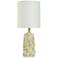 Old Distressed White Accent Table Lamp
