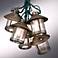 Old Fashioned Metal Moon Lantern Party String Lights