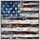 Old Glory 40" Square Framed Canvas Wall Art