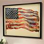 Old Glory 40" Wide Dimensional Collage Framed Wall Art