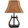 Old West Rustic Stirrup 11" High Small Accent Table Lamp
