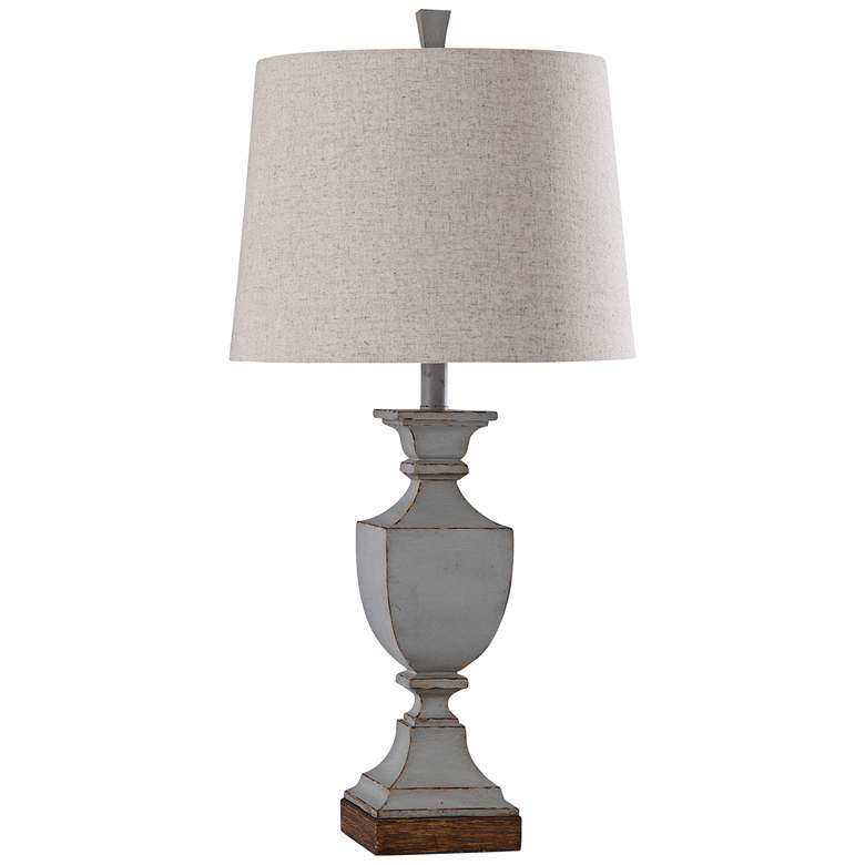 Image 1 Oldbury Vase 30 1/4 inch Blue Weathered Base Table Lamp