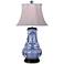 Olde World Blue and White Vase Porcelain Table Lamp