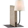 Oldknow Polished Concrete and Aged Steel Bookcase Lamp