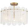 Oldmill 18 1/4" Wide Legacy Brass 3-Light Ceiling Light