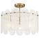 Oldmill 18 1/4" Wide Legacy Brass 3-Light Ceiling Light