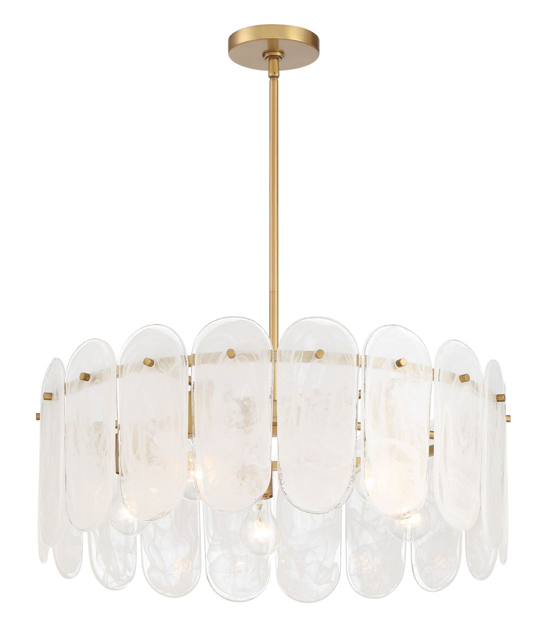 Oldmill 25" Wide Legacy Brass Drum Pendant Light