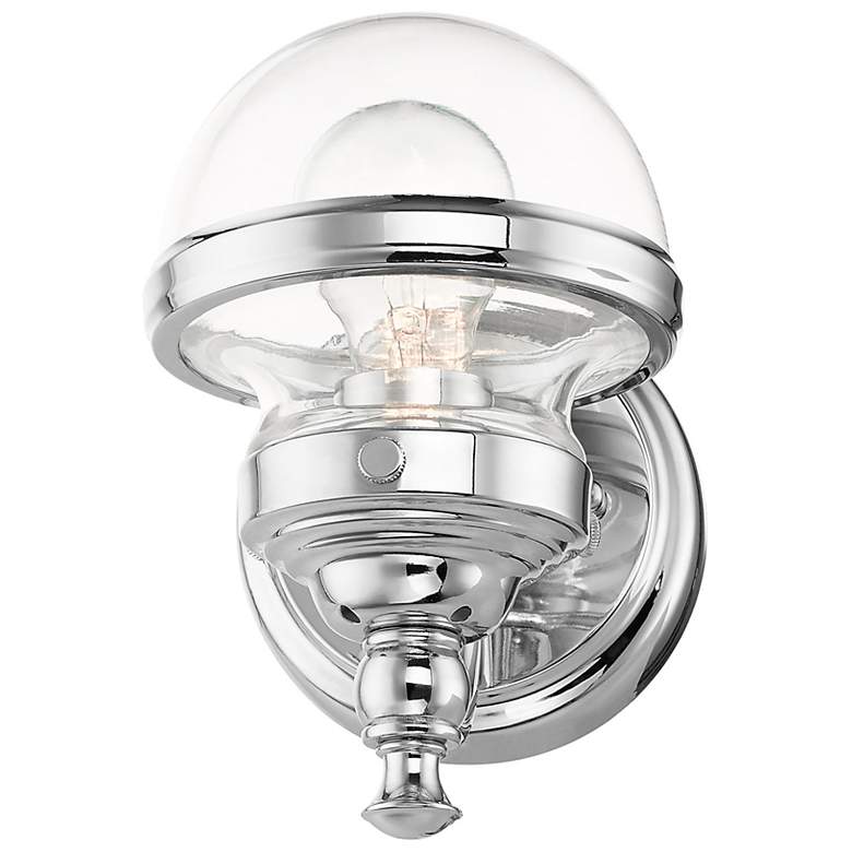 Image 5 Oldwick 1 Light Polished Chrome Wall Sconce more views