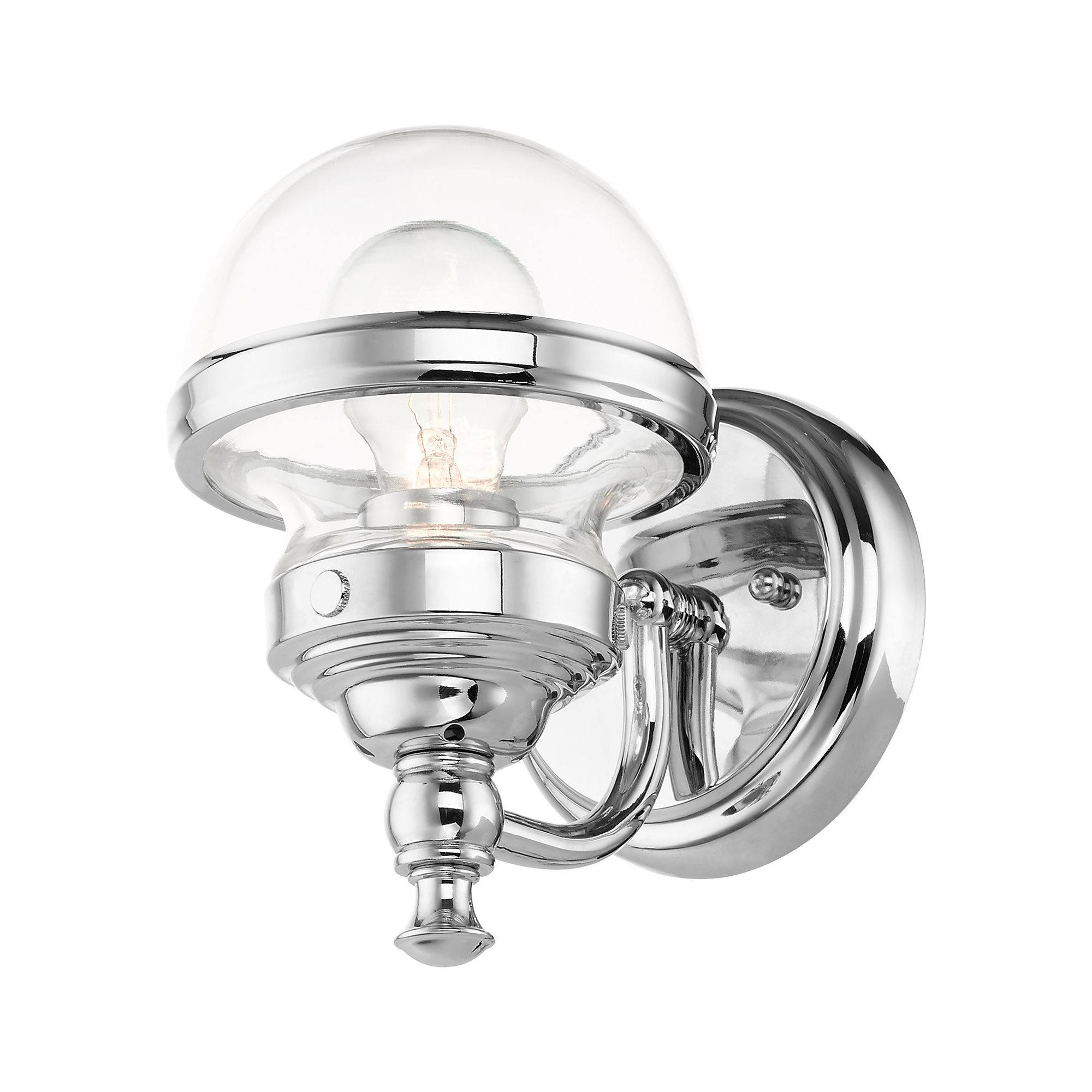 Oldwick 1 Light Polished Chrome Wall Sconce