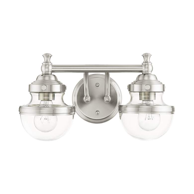 Image 4 Oldwick 2 Light Brushed Nickel Bath Vanity more views