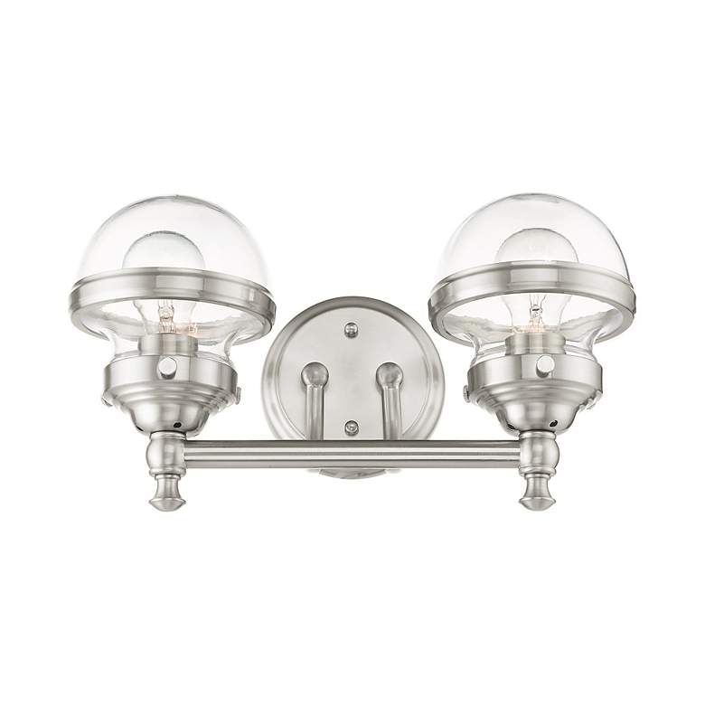 Image 5 Oldwick 2 Light Brushed Nickel Bath Vanity more views