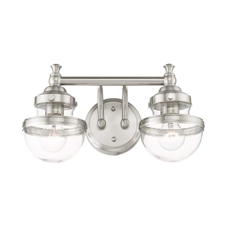 Image 6 Oldwick 2 Light Brushed Nickel Bath Vanity more views