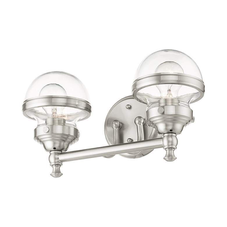 Image 7 Oldwick 2 Light Brushed Nickel Bath Vanity more views