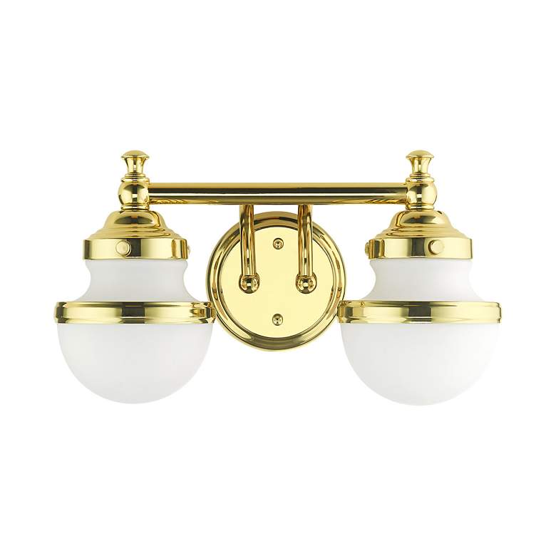 Image 4 Oldwick 2 Light Polished Brass Bath Vanity more views
