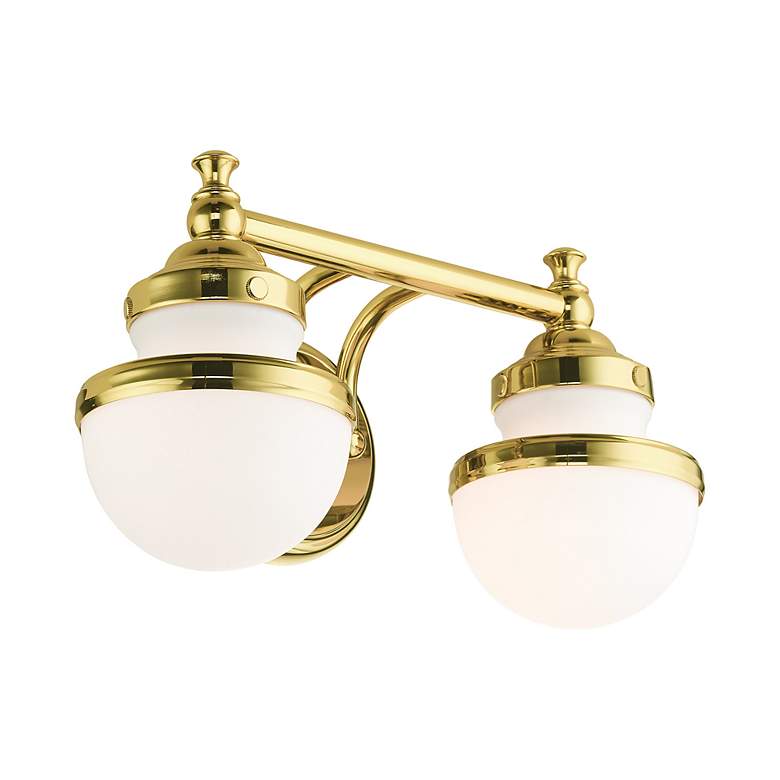 Image 7 Oldwick 2 Light Polished Brass Bath Vanity more views