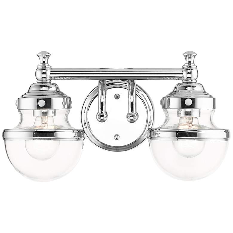 Image 1 Oldwick 2 Light Polished Chrome Bath Vanity