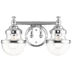 Oldwick 2 Light Polished Chrome Bath Vanity