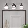 1_Oldwick 24" Wide Olde Bronze 3-Light Vanity Bath Light