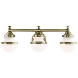 Image1 of Oldwick 3 Light Antique Brass Bath Vanity