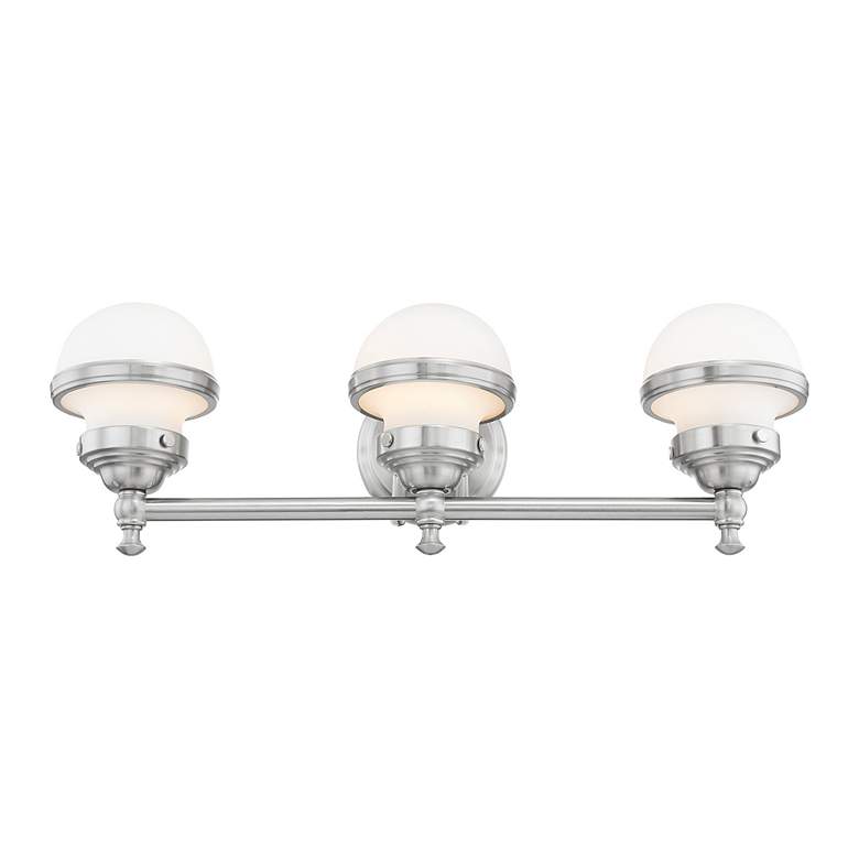 Image 5 Oldwick 3 Light Brushed Nickel Bath Vanity more views