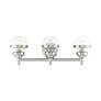 Thumbnail4 of Oldwick 3 Light Brushed Nickel Bath Vanity more views