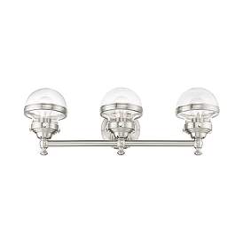 Image5 of Oldwick 3 Light Brushed Nickel Bath Vanity more views